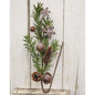 Rusty Glitter Bell & Snowflake Pine Spray 24" (Pack of 2)