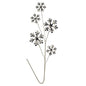 Black & White Plaid Snowflake Spray 27" (Pack of 2)