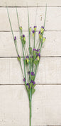 Wild Blossoms Pick - Purple - 16" (Pack of 4)