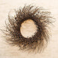Gray & Black Pip Twig Wreath 22"