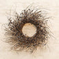 Gray & Black Pip Twig Wreath 16"