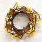 Pip Berry Ring With Stars Yellow & Cream 2" (Pack of 4)