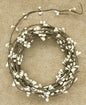Ivory Pip String Garland 18 ft.  (Pack of 4)