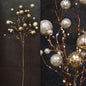 Platinum Ball Twig Branch (Pack of 4)