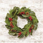 Yuletide Magnolia Wreath 22"