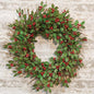 Holly Wreath w/Berry 22"