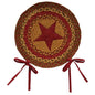 Cinnamon Star Braided Chair Pad 15" (Pack of 2)