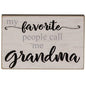My Favorite People Call Me Grandma Block 2.75" x 4.25" (Pack of 4)