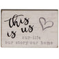 This Is Our Life Block 2.75" x 4.25" (Pack of 4)