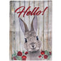 Hello! Bunny Garden Flag (Pack of 2)