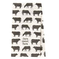 Farm Sweet Farm Cow Dish Towel (Pack of 2)