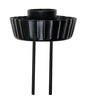 Black Fluted Taper Pick (Pack of 4)