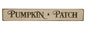 Pumpkin Patch Engraved Block 12" (Pack of 4)