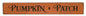 Pumpkin Patch Engraved Block Orange 12" (Pack of 4)