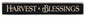 Harvest Blessings Engraved Block 12" (Pack of 4)