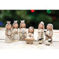 9/Set Cream & White Nativity