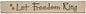 Let Freedom Ring Engraved Block 12" (Pack of 4)
