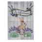 Welcome Baby Rabbit Garden Flag (Pack of 2)