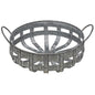 Washed Galvanized Metal Basket with Handles (Pack of 2)