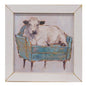 Cow Potato Print White Wash Frame (Pack of 2)