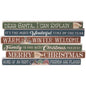 Christmas Variety Sayings Block Assorted (Pack of 4)
