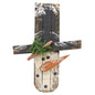 Skinny Lath Hanging Snowman Head 15.75"
