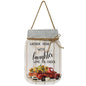 Laughter Mason Jar Hanging Sign 12" x 8"  (Pack of 4)