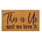 This is Us Door Mat 30x18