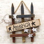 Hanging Lath America Gate