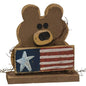 Americana Baby Teddy on Base (Pack of 2)