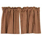 2/Set Burgundy Check Tiers 24" x 36"
