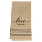 Love Lives Here Dish Towel  (Pack of 4)