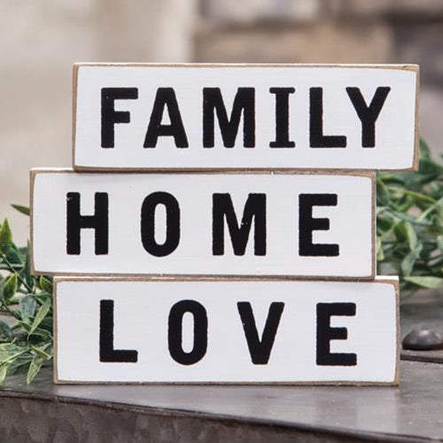 Family Mini Block 3 Asstd. (Pack of 4)