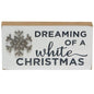 Glitter Snowflake Block 3 Asstd.  (Pack of 4)