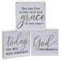 Fire & Grace Block 3 Asstd. (Pack of 4)