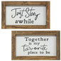 Just Stay/Together Frame 2 Asstd. (Pack of 2)