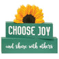 3/Set Choose Joy Sunflower Stackers (Pack of 4)