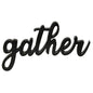Hanging Black Script Gather Sign (Pack of 4)