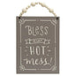 Bless Our Hot Mess Beaded Sign (Pack of 4)