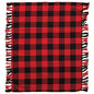 Red & Black Buffalo Check Table Square