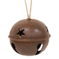 Rusty X-Large Jingle Bell 4-1/2"  (Pack of 4)