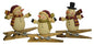 3/Set Snowman Clip Ornaments (Pack of 2)