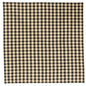 Black & Tan Check Fabric Napkin (Pack of 4)