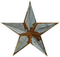 Rusty Galvanized Star 12" (Pack of 4)