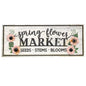 Spring Flower Market Sign