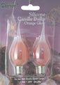 2/pk Orange Silicone Light Bulbs 5W  (Pack of 4)
