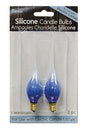 2/pk Blue Silicone Light Bulbs 5W (Pack of 4)