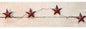 Burgundy Star Garland 60" (Pack of 4)