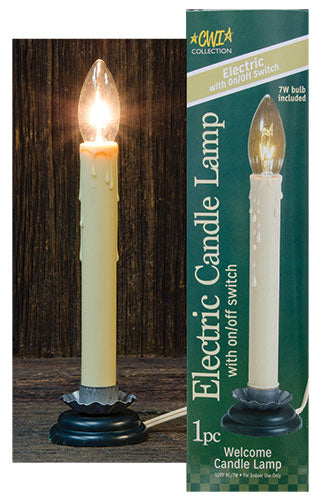 7" Country Candle Lamp  (Pack of 4)