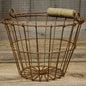 Wire Egg Basket Rusty (Pack of 2)